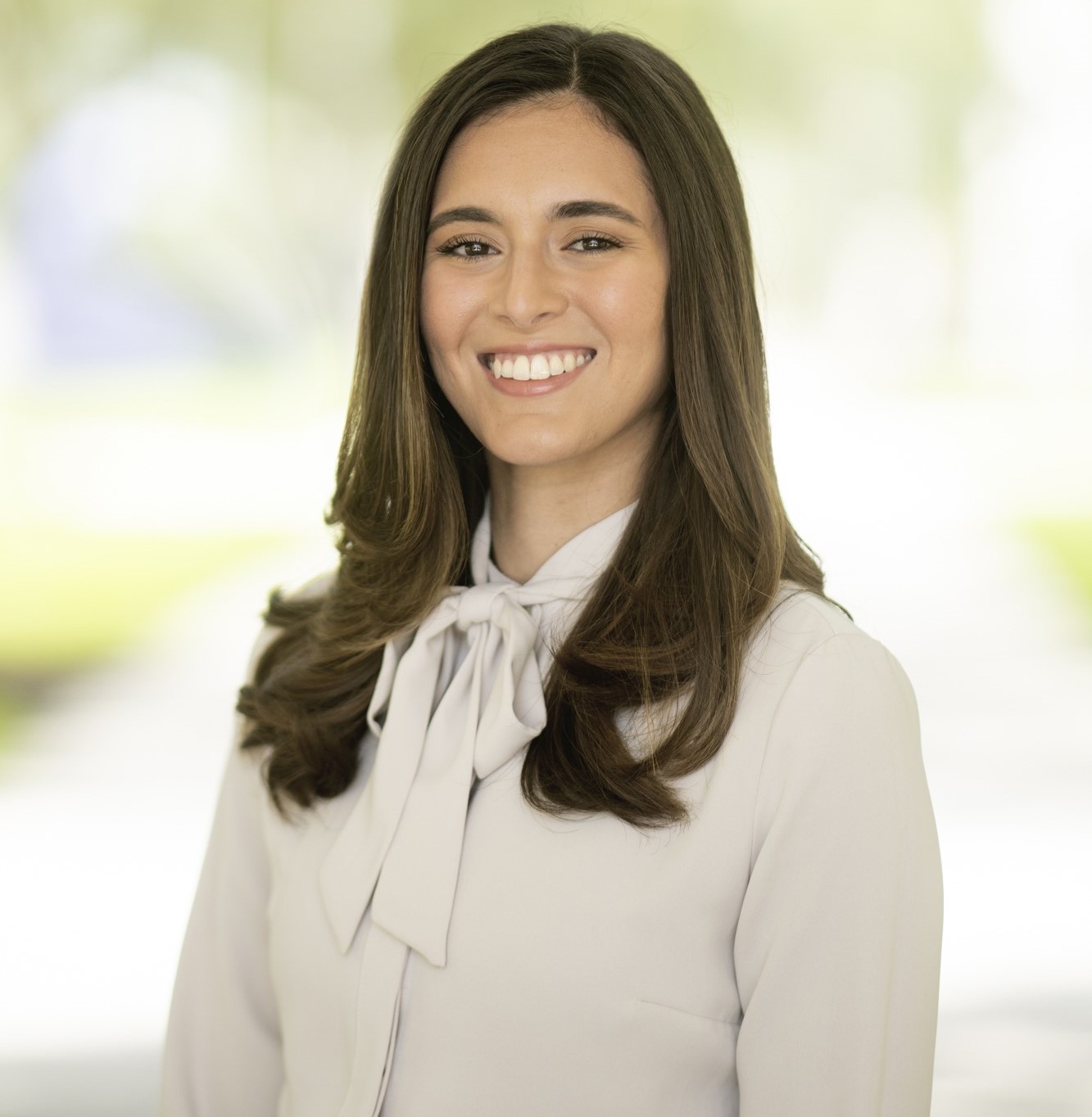 A headshot of the Administrative Assistant, Valentina Casanova