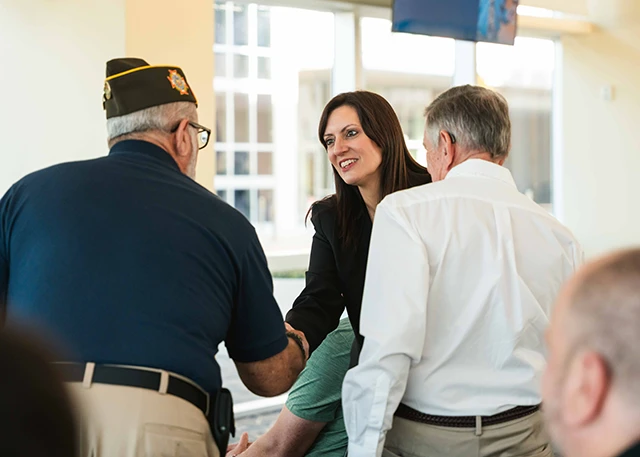 President Nuñez meets with vets on Memorial Day